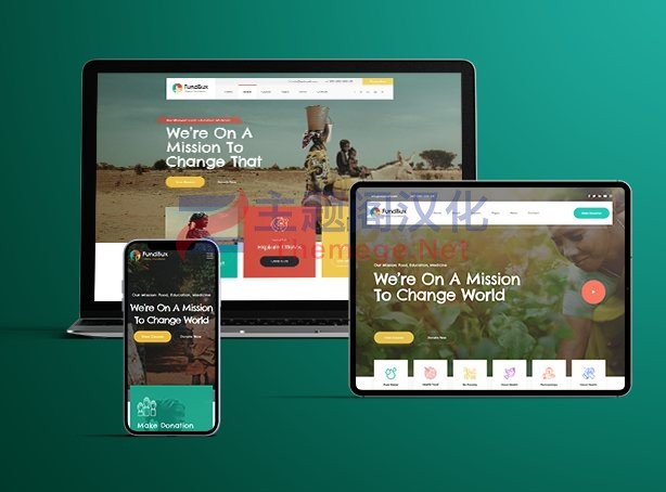 WordPress主题Fundbux 1.3.2 爱心慈善|筹款捐助|非营利组织机构WP主题 - 图片2