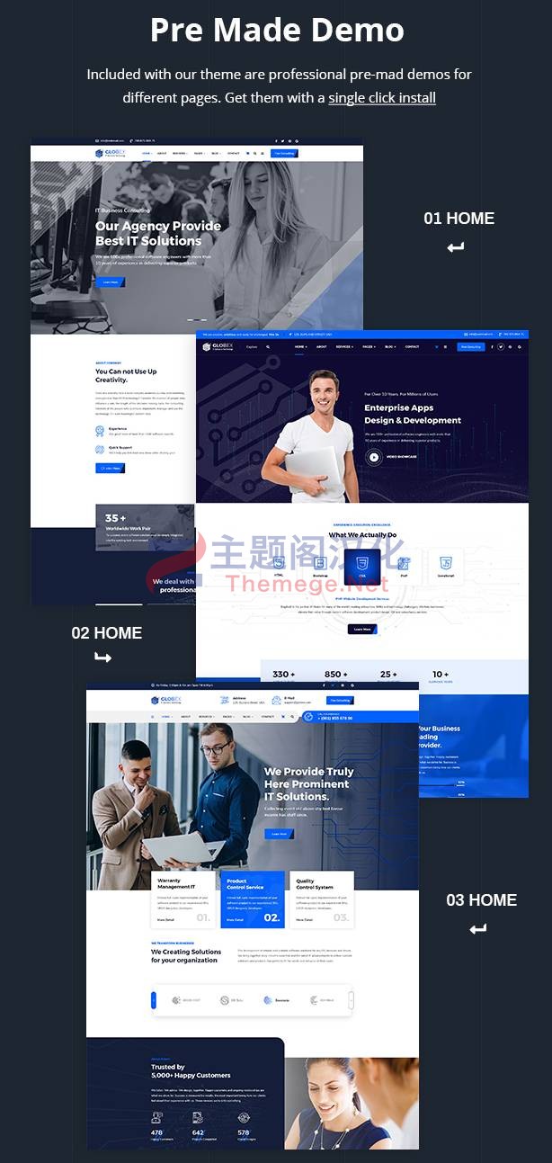 WordPress主题Xebolg 1.7 初创公司|应用APP|IT服务网站WP主题 - 图片2 WordPress主题Xebolg 1.7 初创公司|应用APP|IT服务网站WP主题 - 图片2