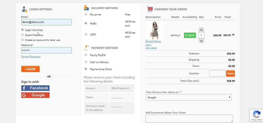 Supercheckout单页面结账流程优化Prestashop插件 - 图片2 Supercheckout单页面结账流程优化Prestashop插件 - 图片2