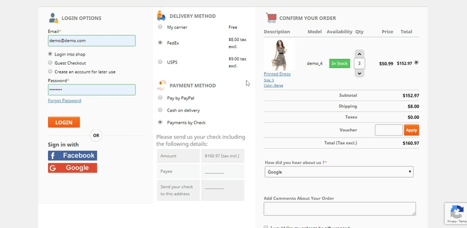 Supercheckout单页面结账流程优化Prestashop插件 - 图片3 Supercheckout单页面结账流程优化Prestashop插件 - 图片3