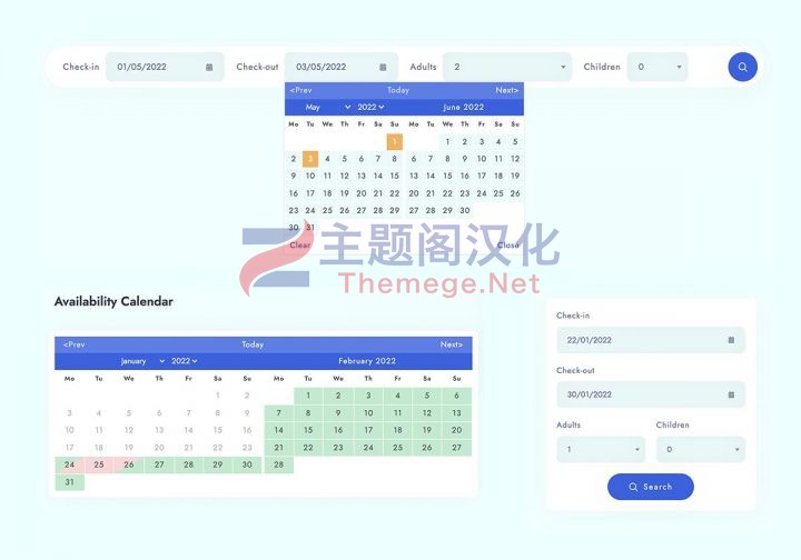 WordPress主题Kinsley 1.0.3 公寓酒店度假村预订和物业租赁业务WP主题-1 WordPress主题Kinsley 1.0.3 公寓酒店度假村预订和物业租赁业务WP主题-1
