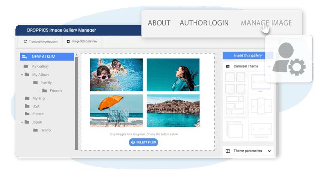 Joomla图库画廊前端管理器插件Droppis - 图片6 Joomla图库画廊前端管理器插件Droppis - 图片6
