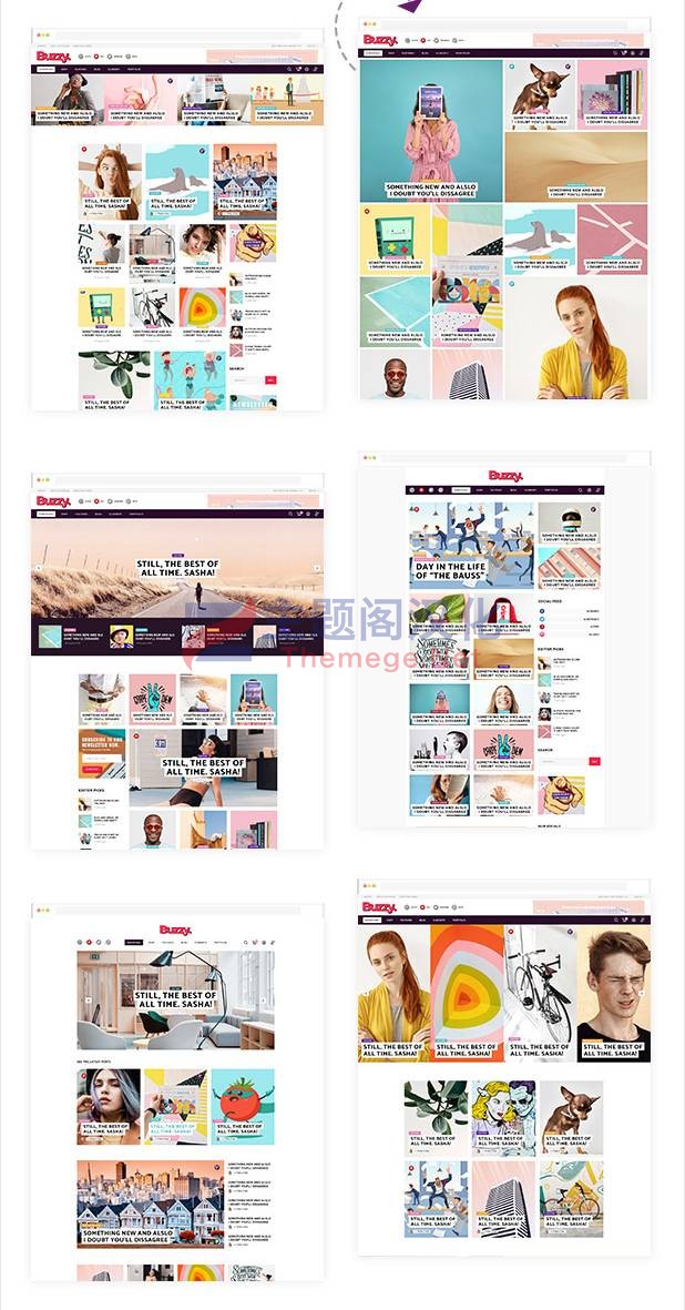 WordPress主题Buzzy 1.6 杂志新闻机构门户网站创意WP主题 - 图片2 WordPress主题Buzzy 1.6 杂志新闻机构门户网站创意WP主题 - 图片2