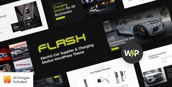 The Flash(V1.12)电动汽车经销商和充电站WordPress主题 - 图片1 The Flash(V1.12)电动汽车经销商和充电站WordPress主题 - 图片1