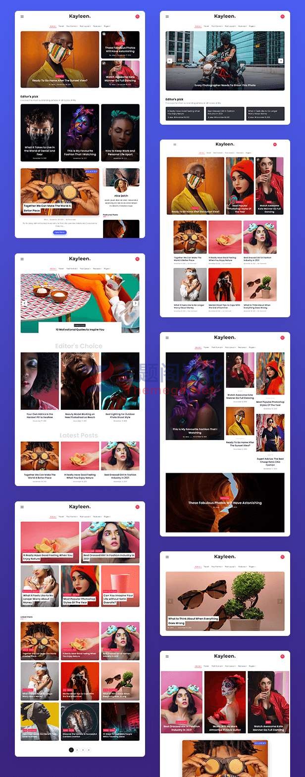 Kayleen(v3.1.1)极简杂志社新闻机构网站WordPress主题 - 图片2 Kayleen(v3.1.1)极简杂志社新闻机构网站WordPress主题 - 图片2