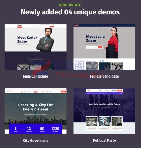 Nominee政党竞选候选人/政治领袖网站WordPress主题V3.8 - 图片4