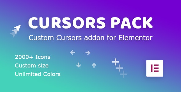 自定义光标Elementor扩展插件Cursors Pack 1.0.3 免激活版 自定义光标Elementor扩展插件Cursors Pack 1.0.3 免激活版