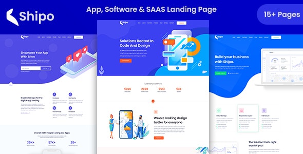 HTML模版Shipo 1.0 软件应用APP和SaaS服务平台推广HTML5网站模版 HTML模版Shipo 1.0 软件应用APP和SaaS服务平台推广HTML5网站模版