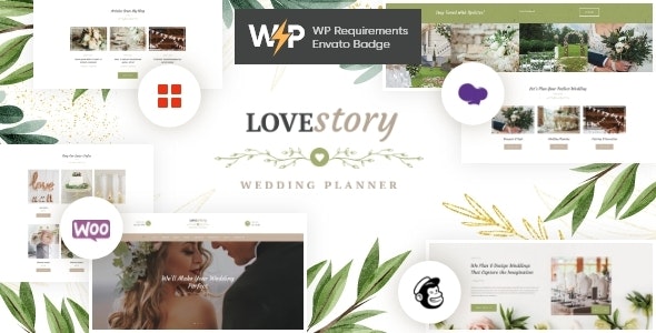 Lovery婚礼婚庆活动策划企业网站WordPress主题 Lovery婚礼婚庆活动策划企业网站WordPress主题