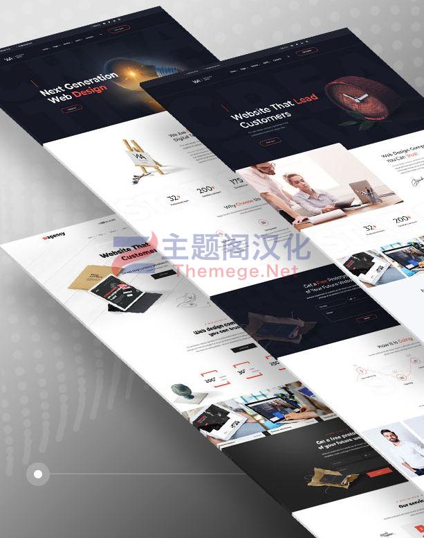 Wagency网页设计和网站建站企业WordPress主题V2.3.2 - 图片2