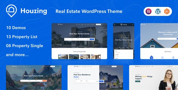 Houzing WordPress主题_房地产中介租房售房网模板 - 图片1 Houzing WordPress主题_房地产中介租房售房网模板 - 图片1