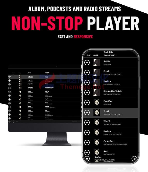 Vice音乐乐队和电台网站WordPress主题V2.5.1 Ajax不断播/音视频背景 - 图片2 Vice音乐乐队和电台网站WordPress主题V2.5.1 Ajax不断播/音视频背景 - 图片2
