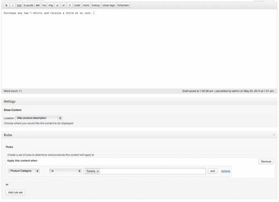 基于条件规则动态显示内容WooCommerce Conditional Content 2.1.8-2