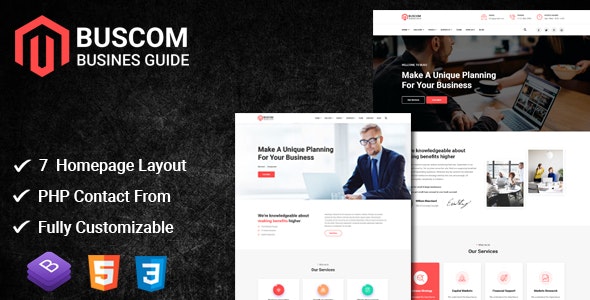 HTML模版Buscom 1.5 多用途商业和企业网站建站HTML5模板 HTML模版Buscom 1.5 多用途商业和企业网站建站HTML5模板