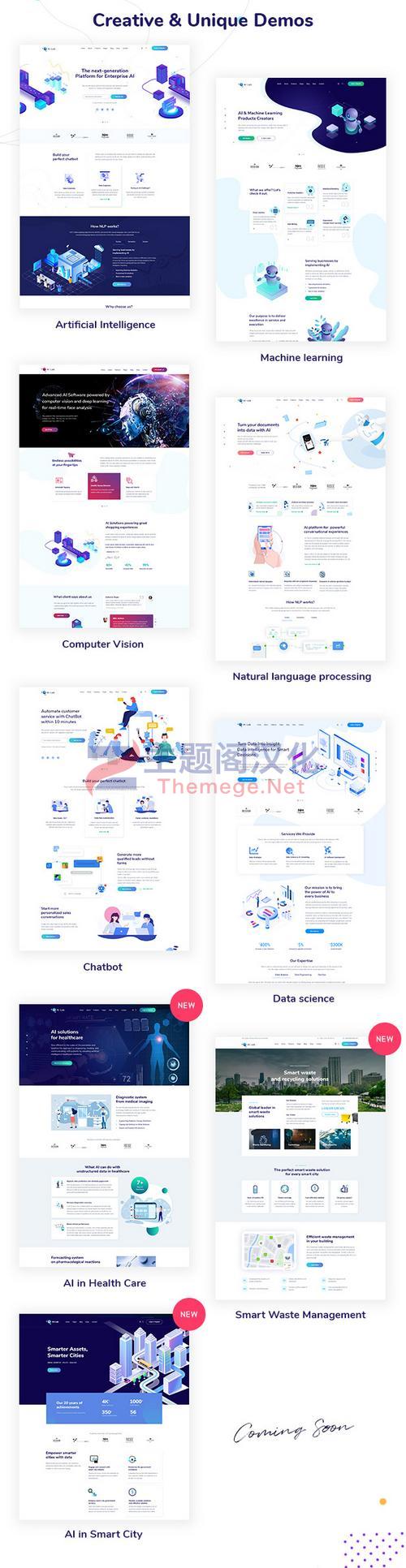 WordPress主题SmartLab机器学习人工智能AI项目启动网站模板V5.2.4 - 图片2 WordPress主题SmartLab机器学习人工智能AI项目启动网站模板V5.2.4 - 图片2