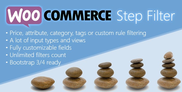 Woocommerce Step Filter产品筛选分步向导插件 Woocommerce Step Filter产品筛选分步向导插件