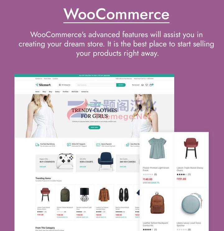 Slicmart 1.0 综合品类跨境电商外贸站WooCommerce主题 - 图片3 Slicmart 1.0 综合品类跨境电商外贸站WooCommerce主题 - 图片3