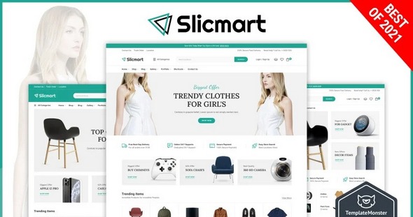 Slicmart 1.0 综合品类跨境电商外贸站WooCommerce主题 - 图片1 Slicmart 1.0 综合品类跨境电商外贸站WooCommerce主题 - 图片1