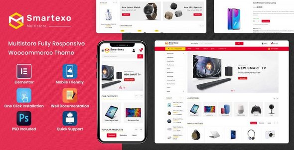Smartexo 2.0 综合超市网上商城购物平台WooCommerce主题 - 图片1 Smartexo 2.0 综合超市网上商城购物平台WooCommerce主题 - 图片1