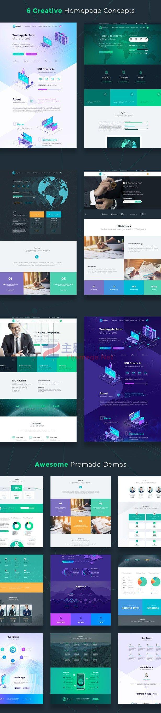 Cryption区块链ICO顾问和加密货币机构WordPress主题V1.0.6.4 - 图片2 Cryption区块链ICO顾问和加密货币机构WordPress主题V1.0.6.4 - 图片2