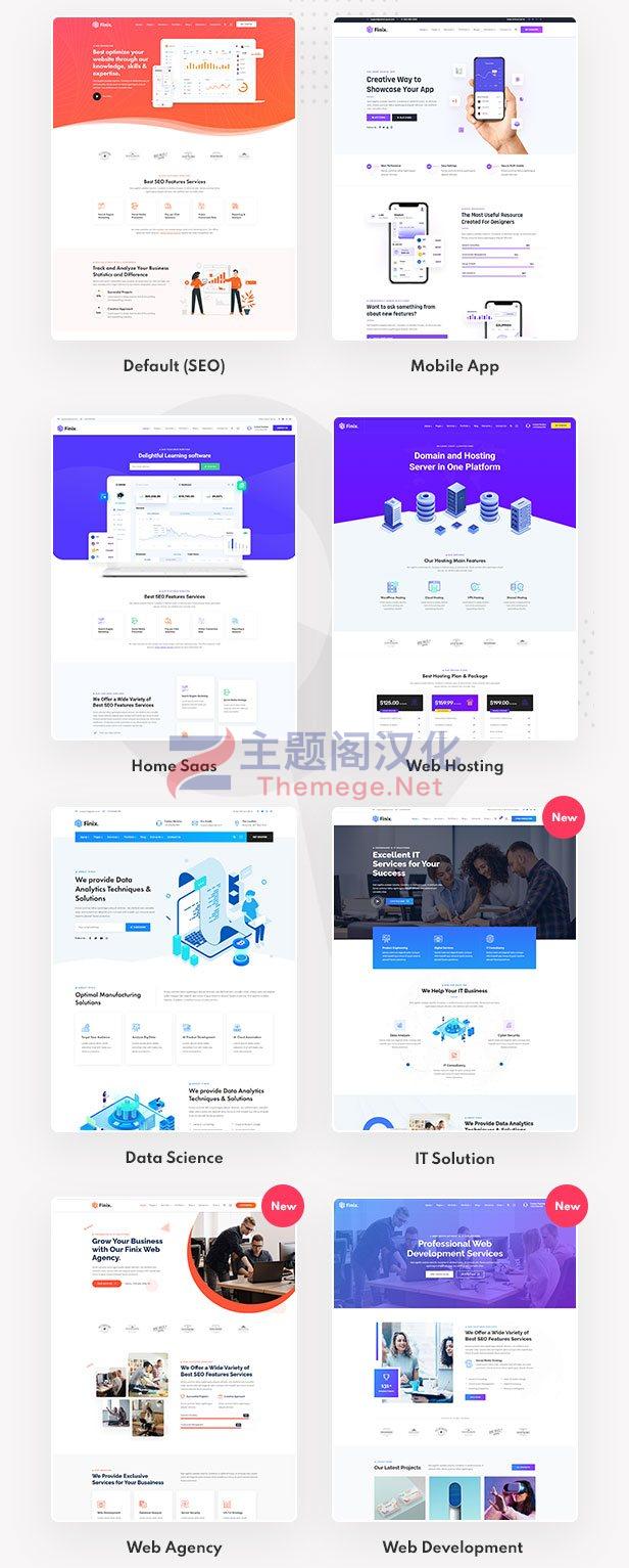 Finix v4.1|初创企业IT解决方案网站模板WordPress主题 - 图片2 Finix v4.1|初创企业IT解决方案网站模板WordPress主题 - 图片2