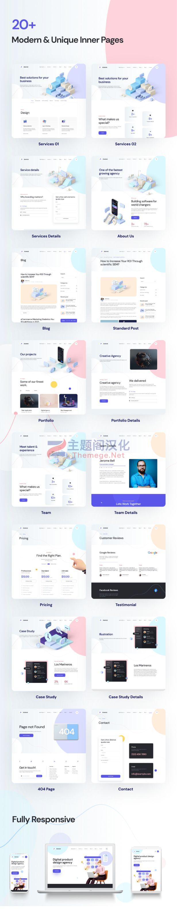 Abstrak创意设计机构网站WordPress主题V1.5.2 - 图片5