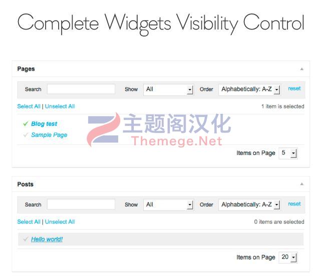 侧边栏和小工具布局管理器WordPress插件iSidebar 4.8 免激活版 - 图片6