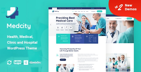 Medcity(v1.1.4)医院诊所兽医网站WordPress主题 Medcity(v1.1.4)医院诊所兽医网站WordPress主题