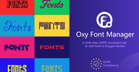 Oxy Font Manager字体管理器WordPress插件V1.0 Oxy Font Manager字体管理器WordPress插件V1.0
