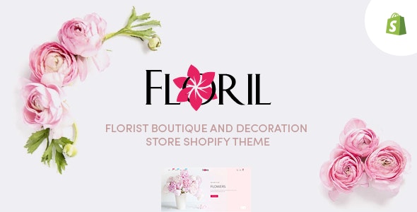 Shopify主题Floril 1.0 花卉精品和家居装饰品购物网店Shopify模板 - 图片1 Shopify主题Floril 1.0 花卉精品和家居装饰品购物网店Shopify模板 - 图片1