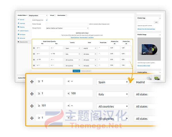 [1.3.0]YITH WooCommerce Product Shipping Premium 产品运费管理插件免激活版 支持每件产品单独设置运费-8