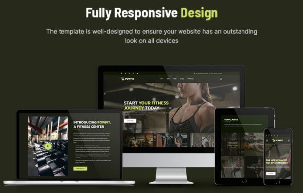 Joomla主题PowFit健身房瑜伽健身俱乐部网站模板 - 图片2