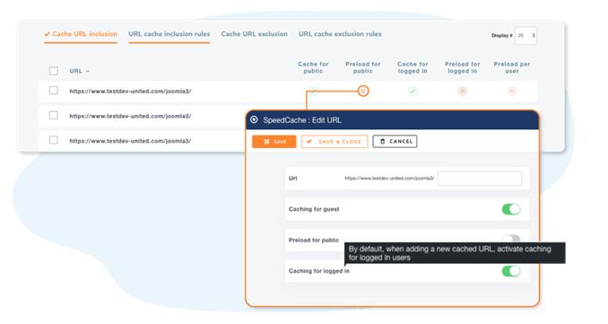Speed Cache缓存加速网站性能优化Joomla插件V3.1.6 - 图片5