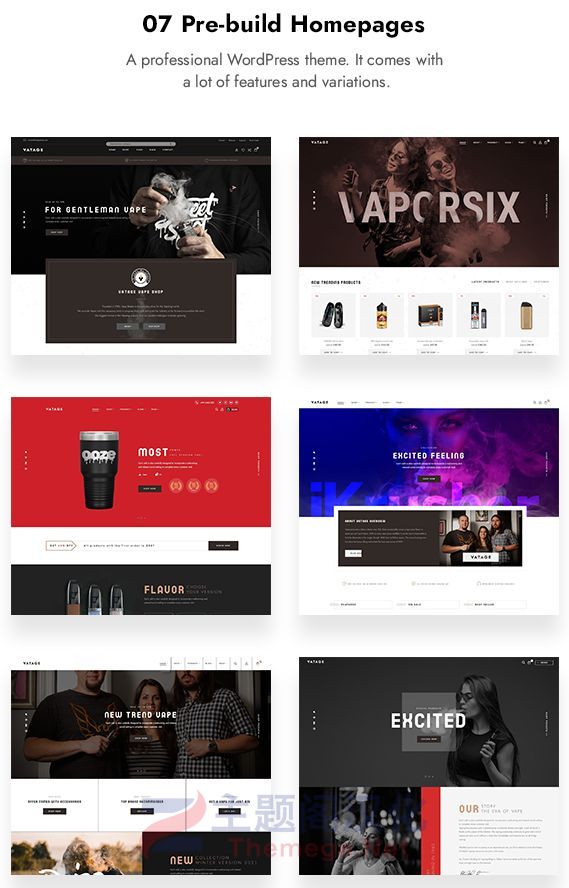 Vatage v1.1.1|电子烟专卖店跨境电商平台WooCommerce主题 - 图片2