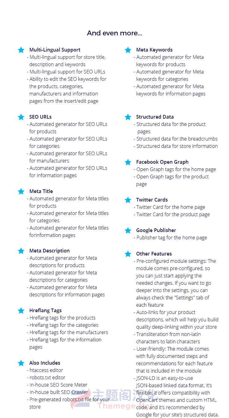 SEO Backpack一站式网站SEO优化工具OpenCart插件V3.13 - 图片3 SEO Backpack一站式网站SEO优化工具OpenCart插件V3.13 - 图片3
