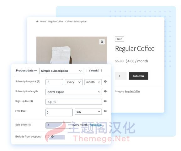 [3.2.6]WebToffee Subscriptions商品订阅订购模式WooCommerce插件 - 图片3