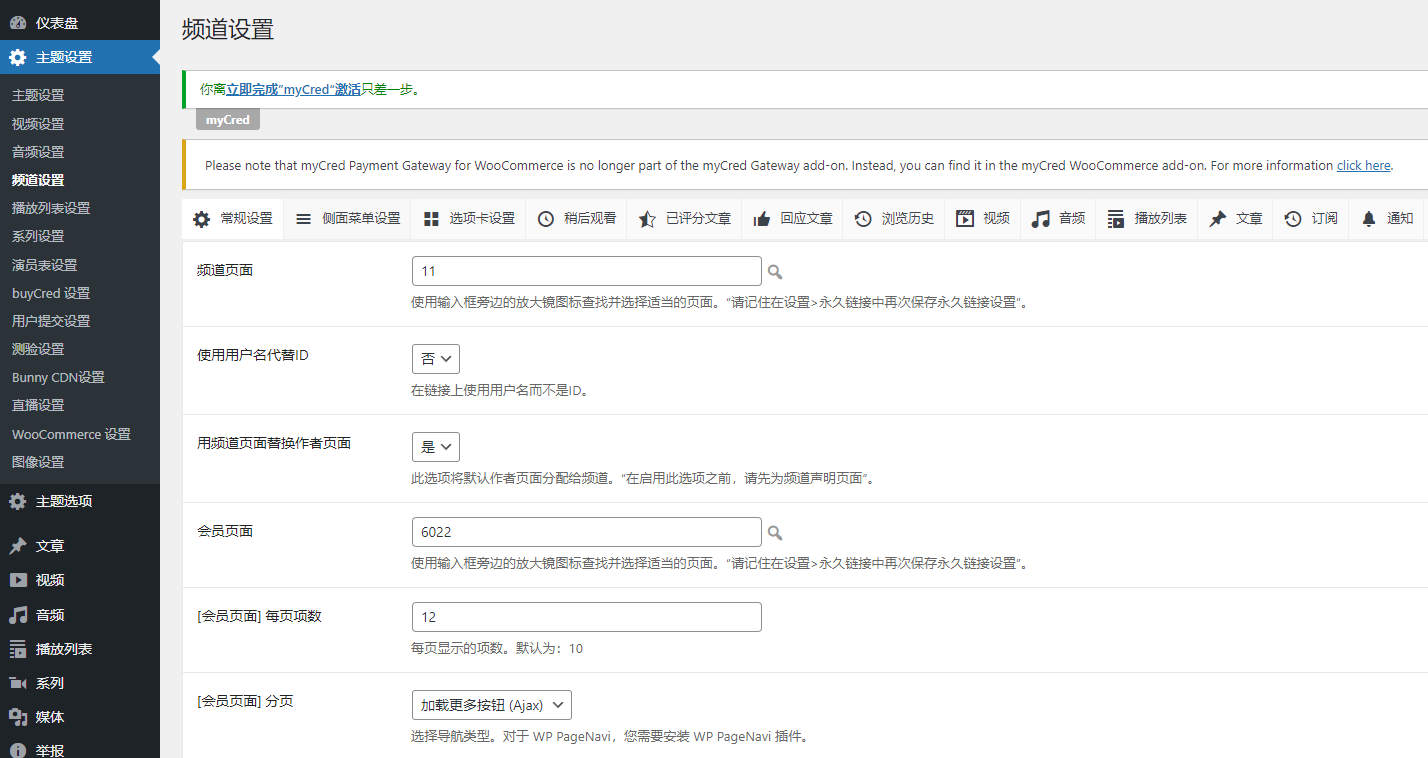 VidSite汉化版v2.3.9_WordPress会员制影视短视频主题 - 图片3