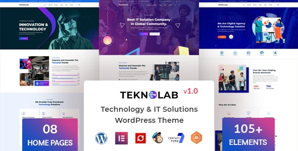 Teknolab_软件服务IT方案初创项目WordPress主题 - 图片1 Teknolab_软件服务IT方案初创项目WordPress主题 - 图片1
