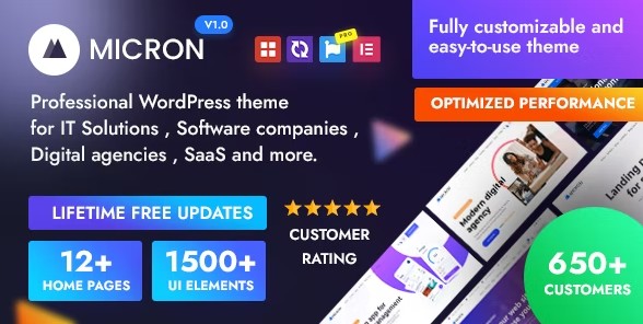 Micron软件公司IT服务和IT解决方案WordPress主题V1.2.1 - 图片1 Micron软件公司IT服务和IT解决方案WordPress主题V1.2.1 - 图片1