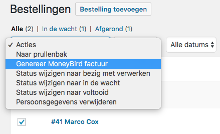 [3.48.0]Moneybird自动发票生成API集成WooCommerce插件-4