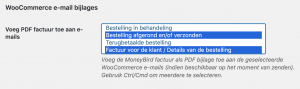 [3.48.0]Moneybird自动发票生成API集成WooCommerce插件-7