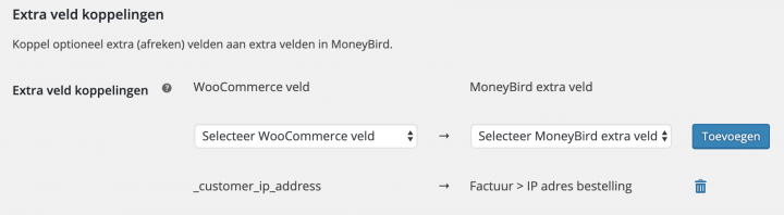 [3.48.0]Moneybird自动发票生成API集成WooCommerce插件-12