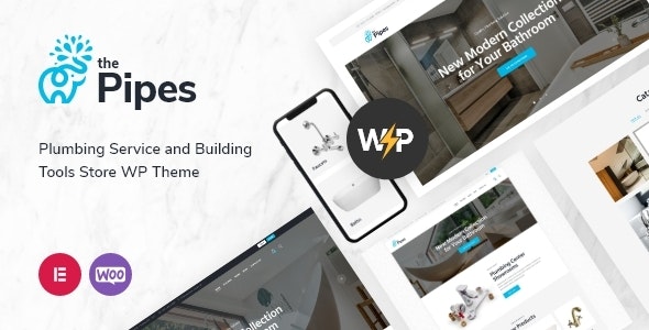 The Pipes管道零配件商店和管道维修服务企业WordPress主题V1.6.0 - 图片1 The Pipes管道零配件商店和管道维修服务企业WordPress主题V1.6.0 - 图片1