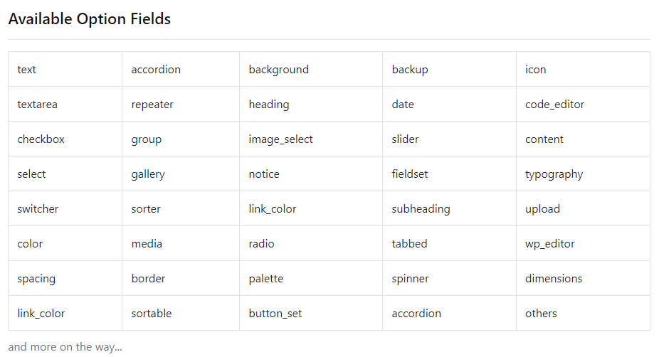 [2.2.8]Codestar Framework Premium配置参数选项框架WordPress插件 - 图片2