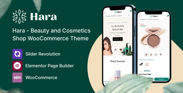 Hara(v1.2.16)美容化妆品购物平台WooCommerce主题 Hara(v1.2.16)美容化妆品购物平台WooCommerce主题