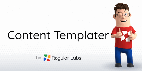 Content Templater PRO文章内容模板生成器Joomla插件 Content Templater PRO文章内容模板生成器Joomla插件