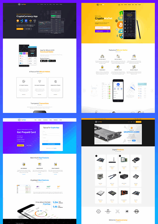 CryptApp加密货币交易所应用APP推介落地页WordPress主题 - 图片2