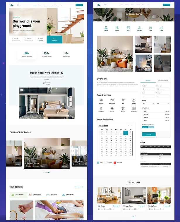 HotelFT(v1.2.9)宾馆酒店旅游度假村预订网站WordPress主题 - 图片2