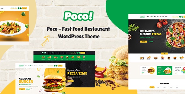 Poco WordPress主题v2.2.8 餐厅汉堡快餐店网站模板 - 图片1 Poco WordPress主题v2.2.8 餐厅汉堡快餐店网站模板 - 图片1