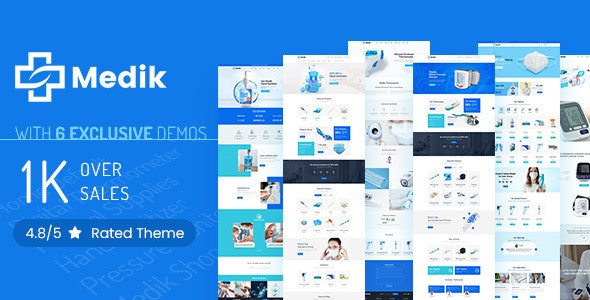 Medik WordPress主题_医药器械电商网站模板 - 图片1 Medik WordPress主题_医药器械电商网站模板 - 图片1